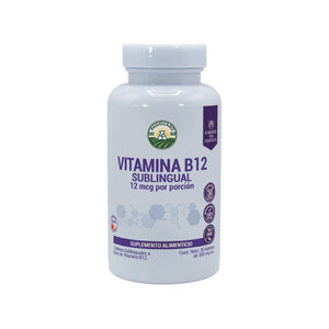 Vitamina B12 30 Tabletas de 300 mg