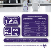 Vitamina B12 30 Tabletas de 300 mg