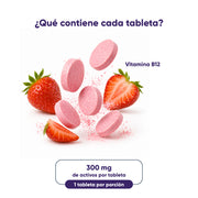Vitamina B12 30 Tabletas de 300 mg