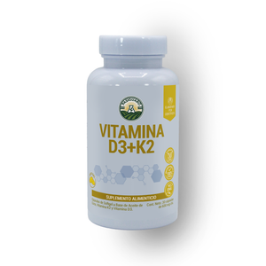 Vitamina D3+K2 30 Cápsulas 600 Mg
