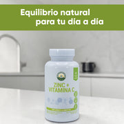 Zinc + Vitamina C 30 Tabletas de 600mg
