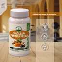 Cúrcuma más Pimienta negra 30 caps de 500 mg
