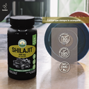 Shilajit 60 cápsulas de 400 mg