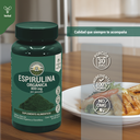 Espirulina Orgánica 60 tabletas de 600 mg