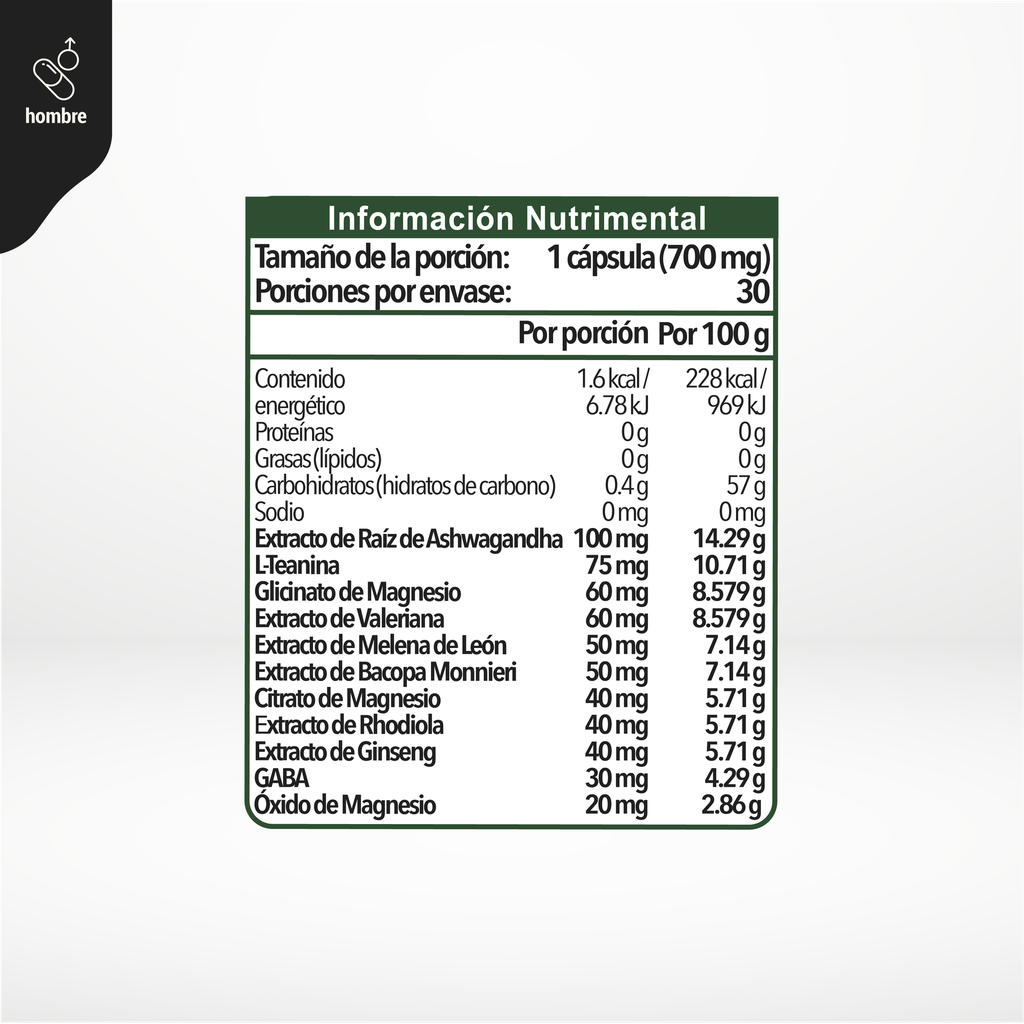 Corti Complex 30 cápsulas de 700mg