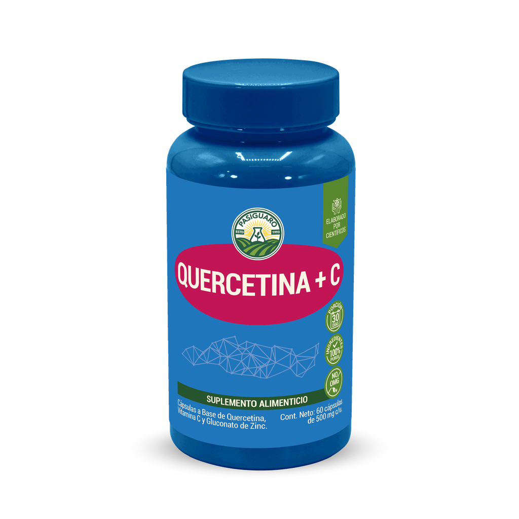 Quercetina + C 60 cápsulas de 500 mg