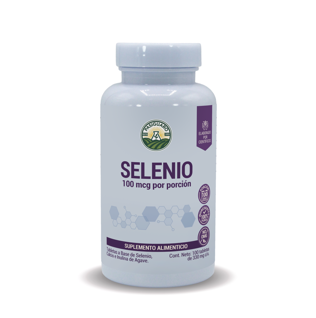 Selenio de 100 tabletas 330 mg