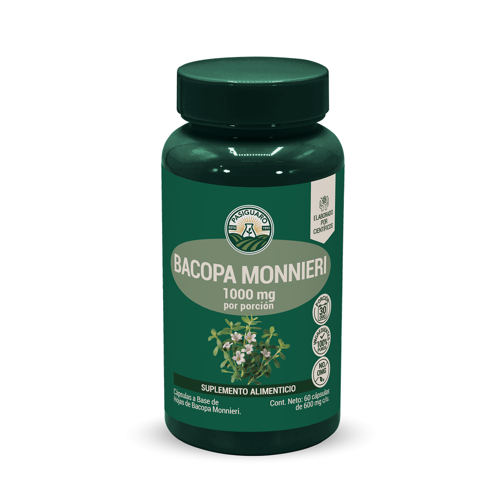 [15-097] Bacopa Monnieri 60 Cápsulas de 600 mg